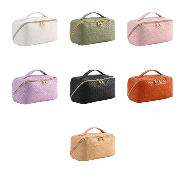 Divider-Insert Large Capacity Travel Cosmetic Case