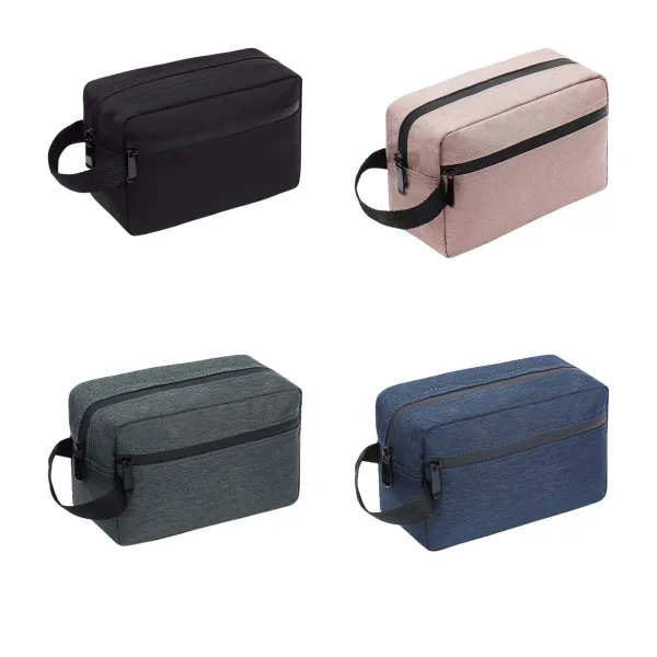 Side-Handle Waterproof Oxford Toiletry Pouch Bag