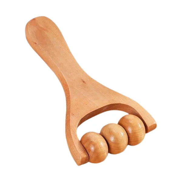 Pressure-Point Sandalwood Rolling Neck Massage Ball