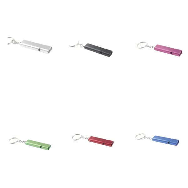 Aluminum Dual-Tone Emergency Whistle