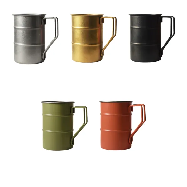 Stackable Stainless Steel Stacking Camp Mug Cup