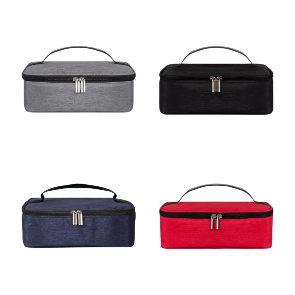 Dual-Zip Triple Layer Insulated Thermal Lunch Bag