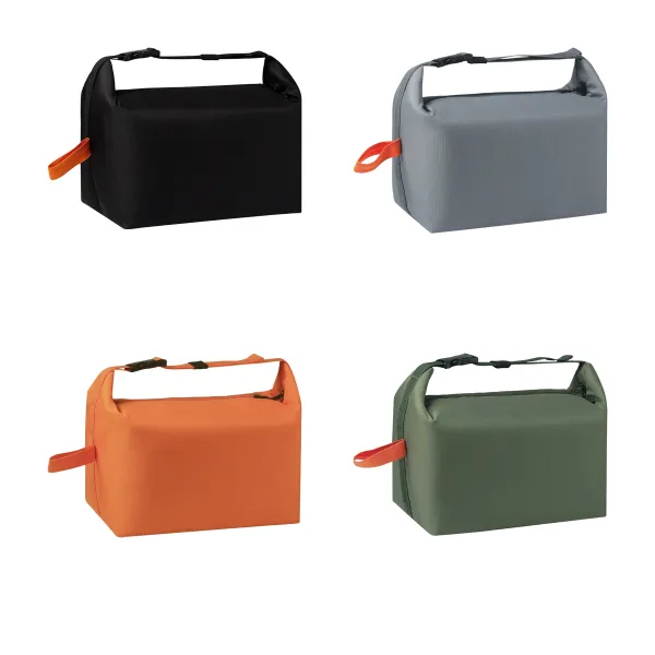 Buckle-Close Roll Top Insulated Lunch Carry Bag