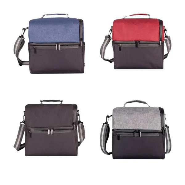 Easy-Care Divided Oxford Ice Cooler Bag Tote