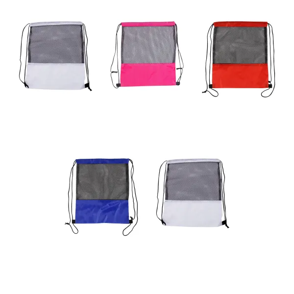 Phone-Holder Breathable Mesh Drawstring Sport Pack