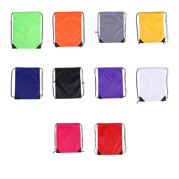 Adjustable-Strap Water Resistant Sport Drawstring Backpack