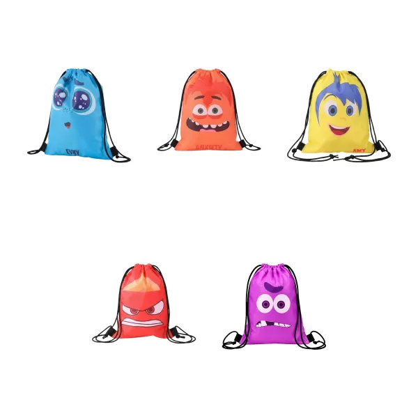 Double-Shoulder Soft Plush Double Shoulder Drawstring Bag