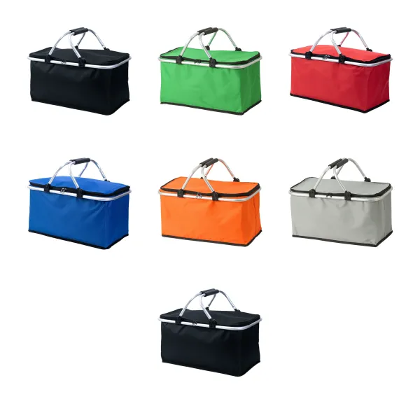 Flat-Fold Collapsible Insulated Food Picnic Basket