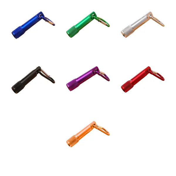 Five-LED 5 LED Carabiner Clip Keychain Flashlight