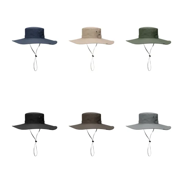Extra-Wide Oversized Brim Denim Safari Hat