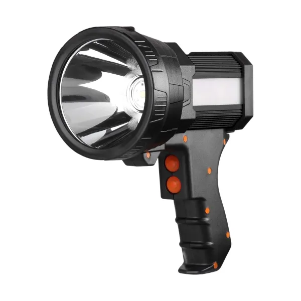Dual-Beam Rechargeable Spotlight Floodlight Searchlight