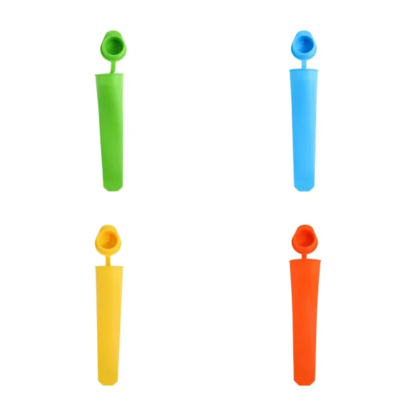 Easy-Release Reusable Silicone Popsicle Mould Set