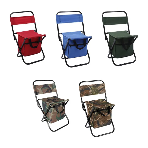 Cooler-Pocket Cooler Storage Camping Chair Seat