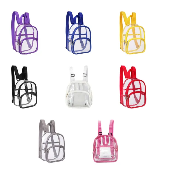 Clear PVC Stadium Backpack