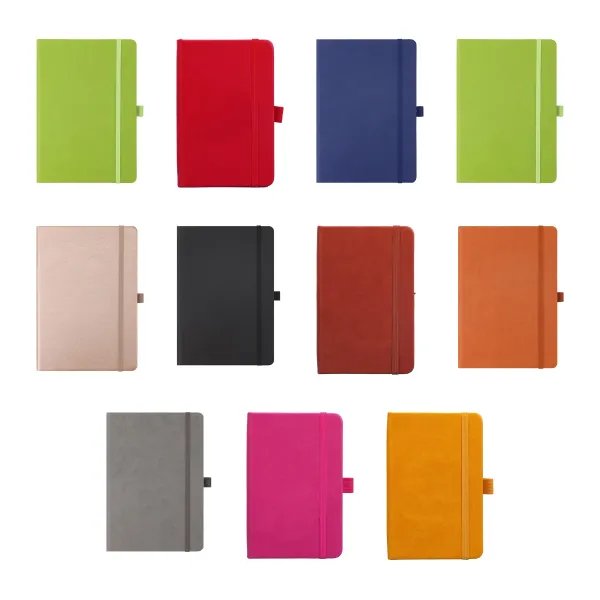 Hardcover Elastic Band Grid Notebook