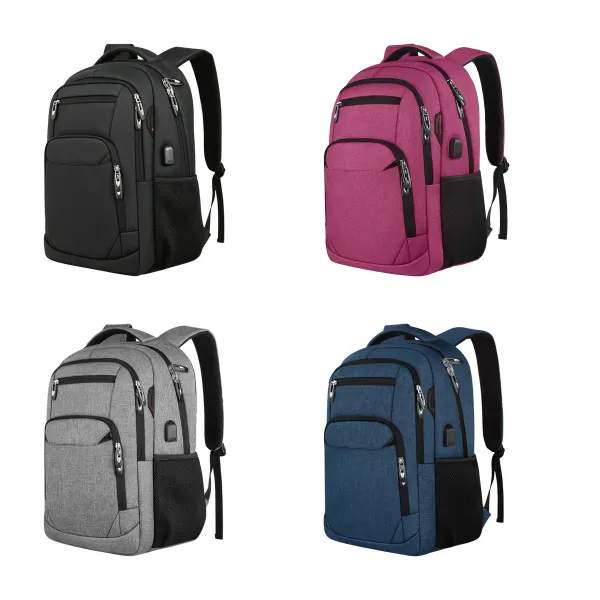 Large USB Business Travel Backpack