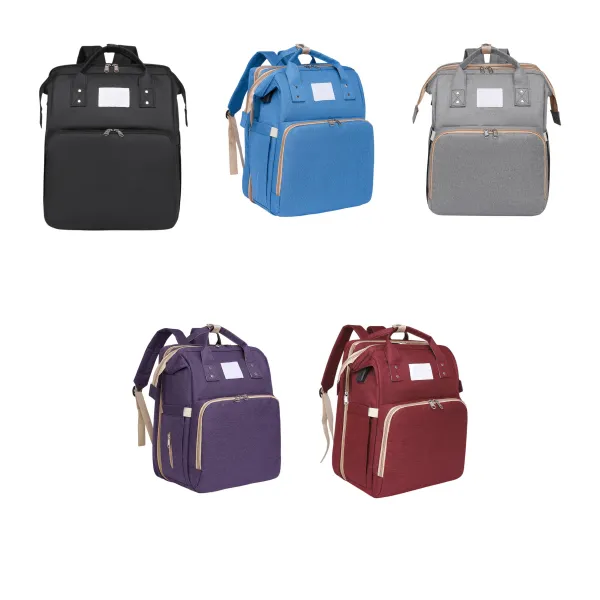 Diaper Backpack With Changing Mat