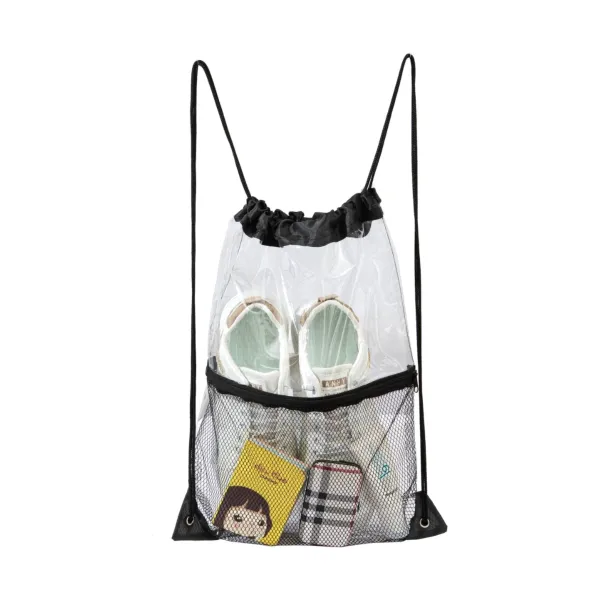 Clear PVC Drawstring Event Bag