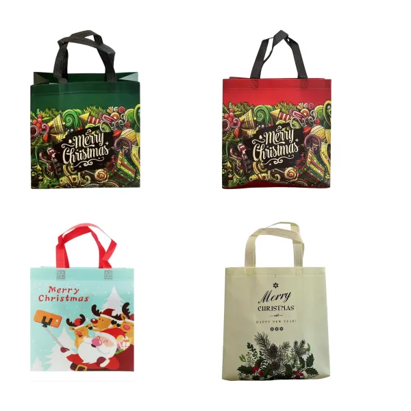 Laminated Holiday Gift Tote