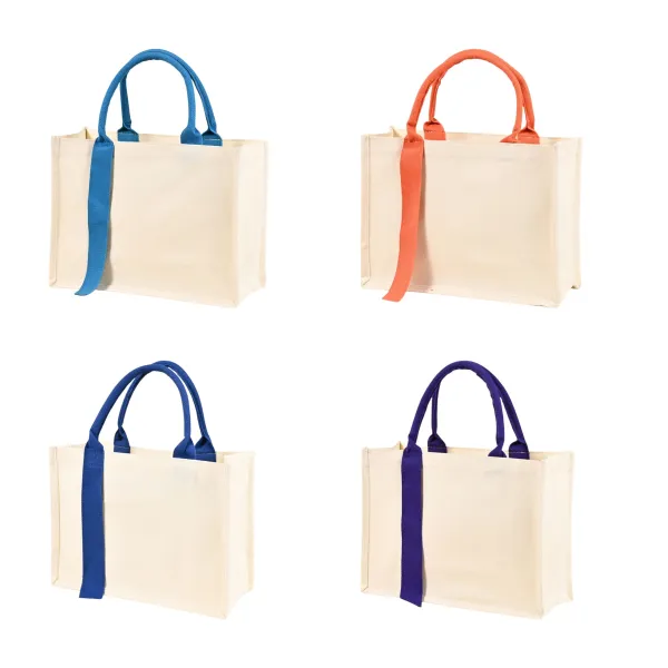 Three-D Ribbon Canvas Tote