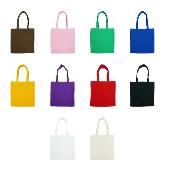Colorful Cotton Canvas Shopper