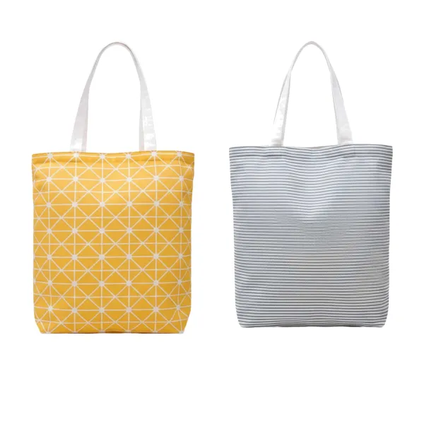 Natural Cotton Canvas Shopper Tote