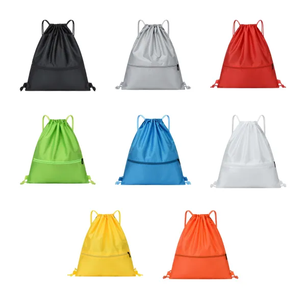 Nylon Drawstring Gym Backpack