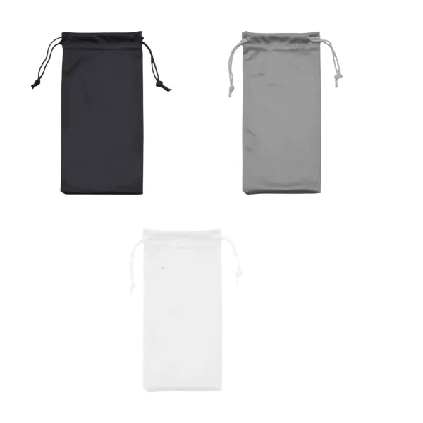 Microfiber Eyeglasses Drawstring Pouch
