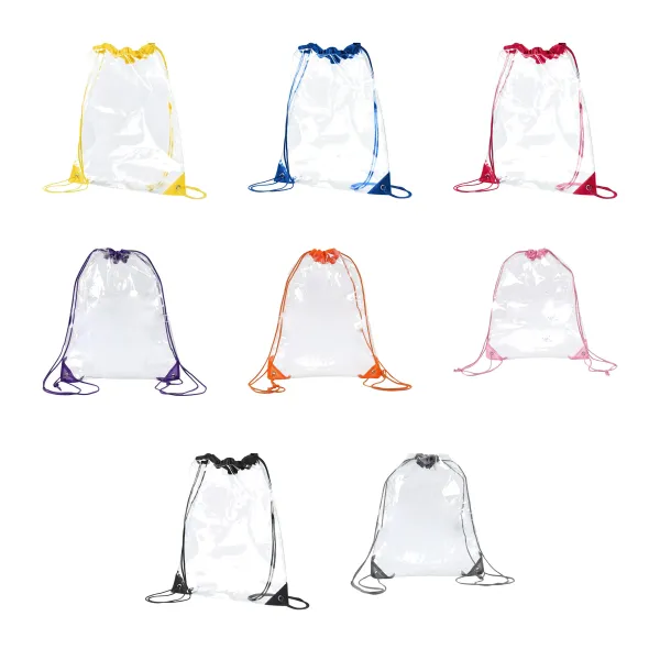 Clear PVC Drawstring Security Bag