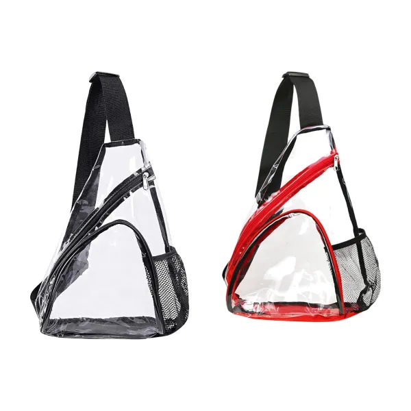 Clear PVC Crossbody Sling Bag