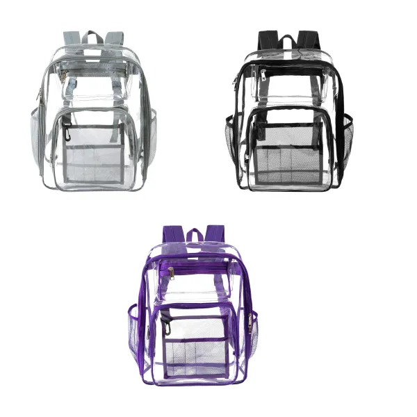 Clear PVC School Security Backpack