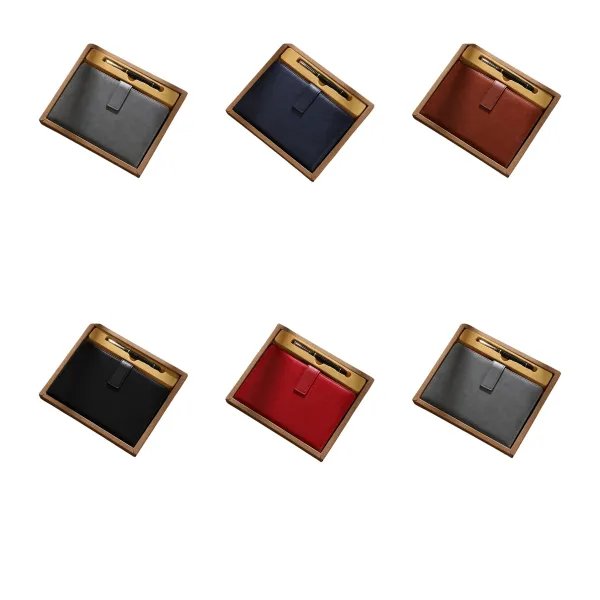 Gift-Boxed Hardcover Leather Notebook Set