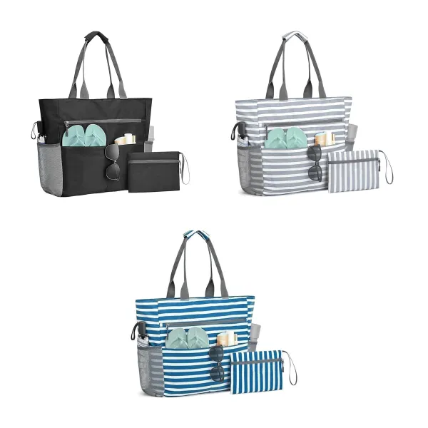 Open Mesh Foldable Beach Storage Tote
