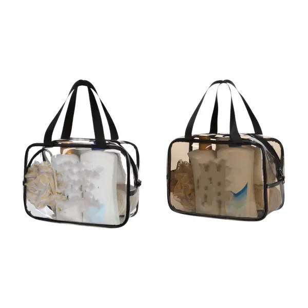 Water Resistant Base Clear Toiletry Set