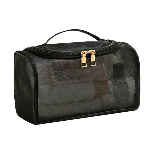 Clear Nylon Mesh Travel Pouch