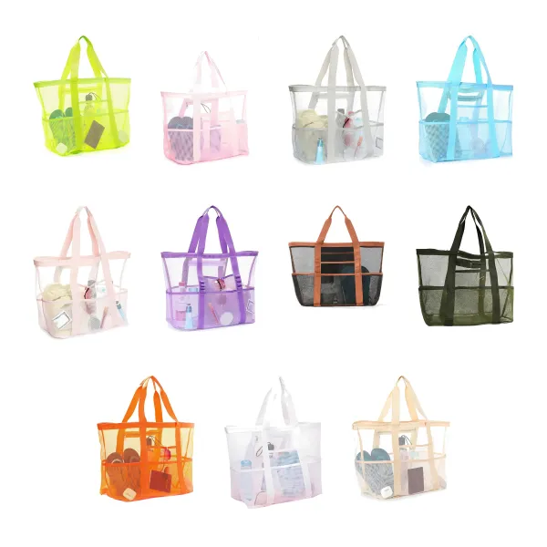 Large Breathable Mesh Beach Bag