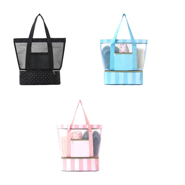 Double Layer Beach Picnic Tote