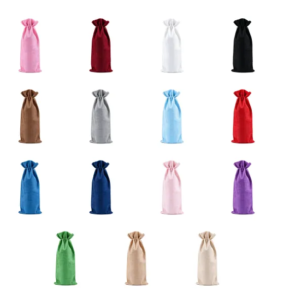 Linen Drawstring Wine Bottle Gift Bag