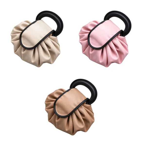 PU Drawstring Makeup Pouch