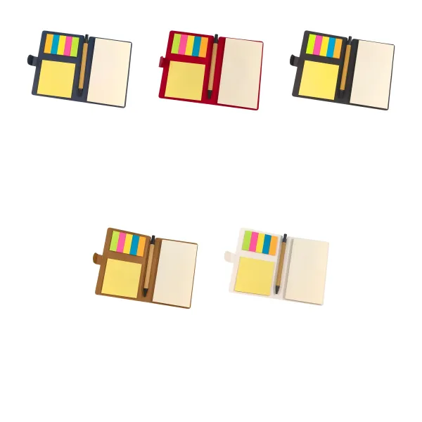 Spiral Memo Notebook With Sticky Flags