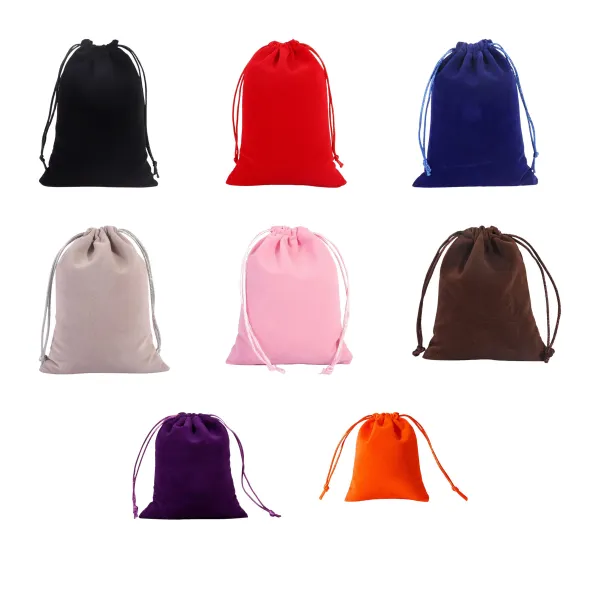 Soft Flannel Drawstring Dust Pouch