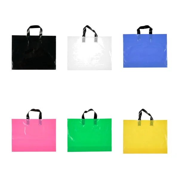 Foldable PE Plastic Shopper Tote