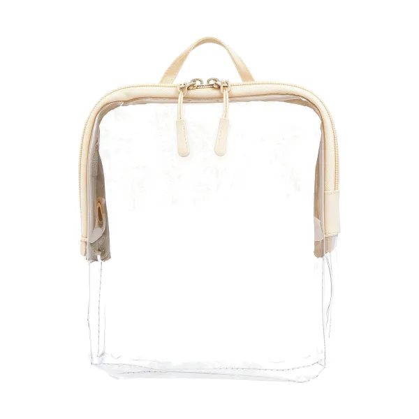 Clear Zippered Cosmetic Organizer