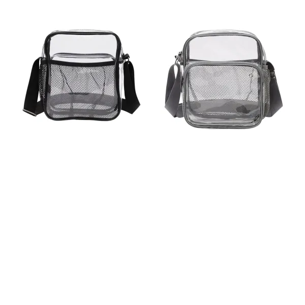 Full Clear Pvc Security Crossbody Bag