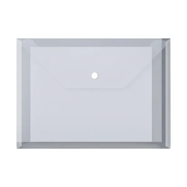 Clear Snap-Fastener A4 Document Pouch