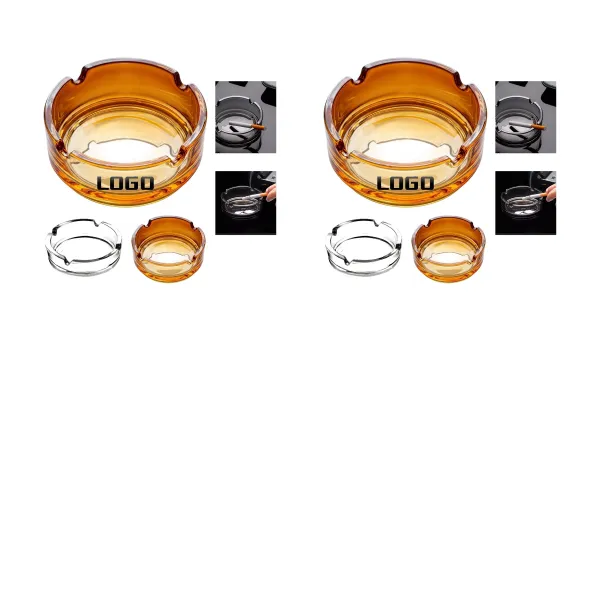 Stylish Household Glass Ashtray