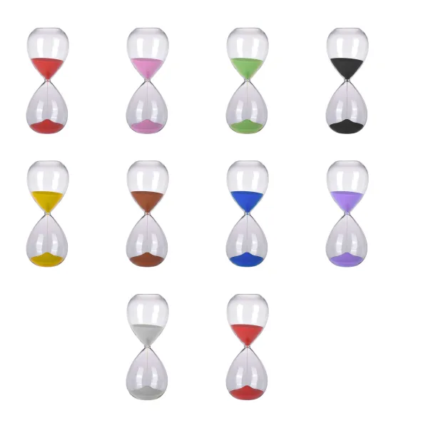 Vibrant Glass Desk Hourglass