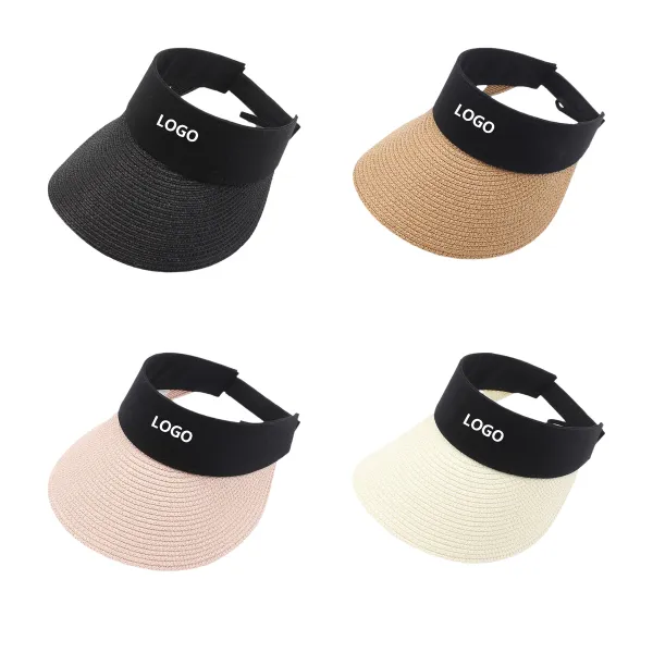 Fashion Women Braid Fabric Straw Hat