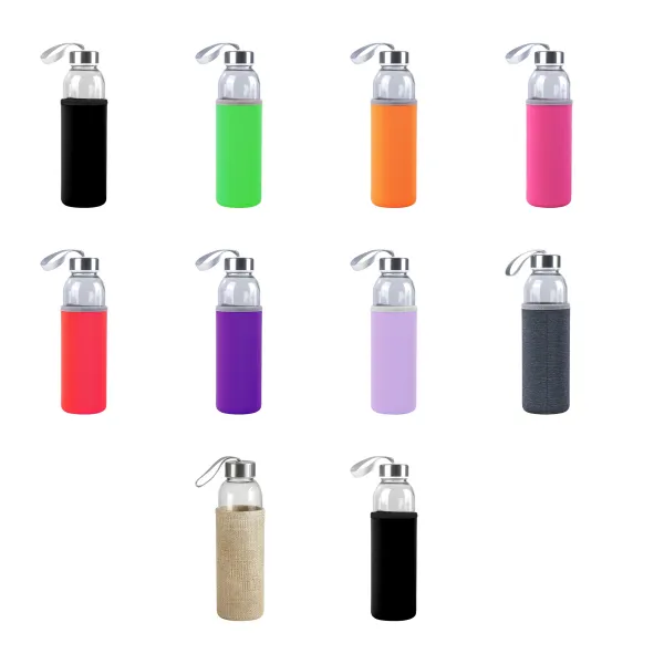 Clear Glass Cup With Sleeve