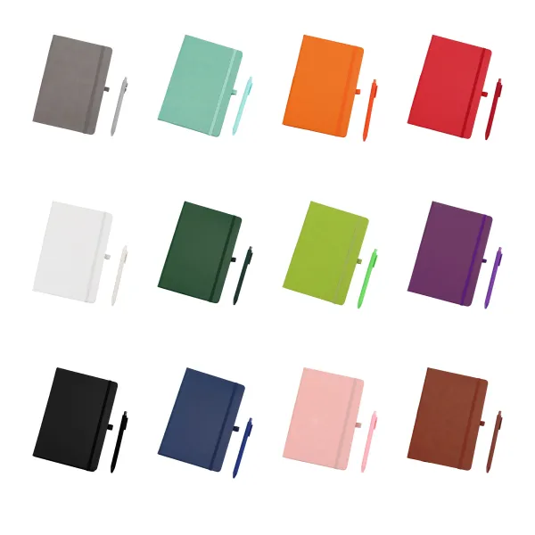 A5 Leather Strap Office Notebook